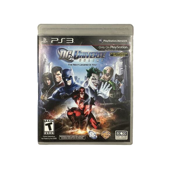 DC Universe Online (Sony PlayStation 3, 2011) Tested, Working - Picture 2 of 6